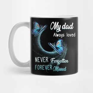 My Dad Always Loved Never Forgotten Never Missed Mug